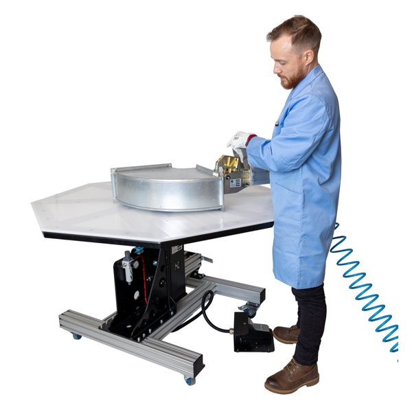 Lift-and-turn Table — 2